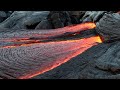 Gentle Lava Flowing in Hawaii 🌋 Nature Shooting Sounds for Sleep, Studying, Stress Relief - 8 Hours