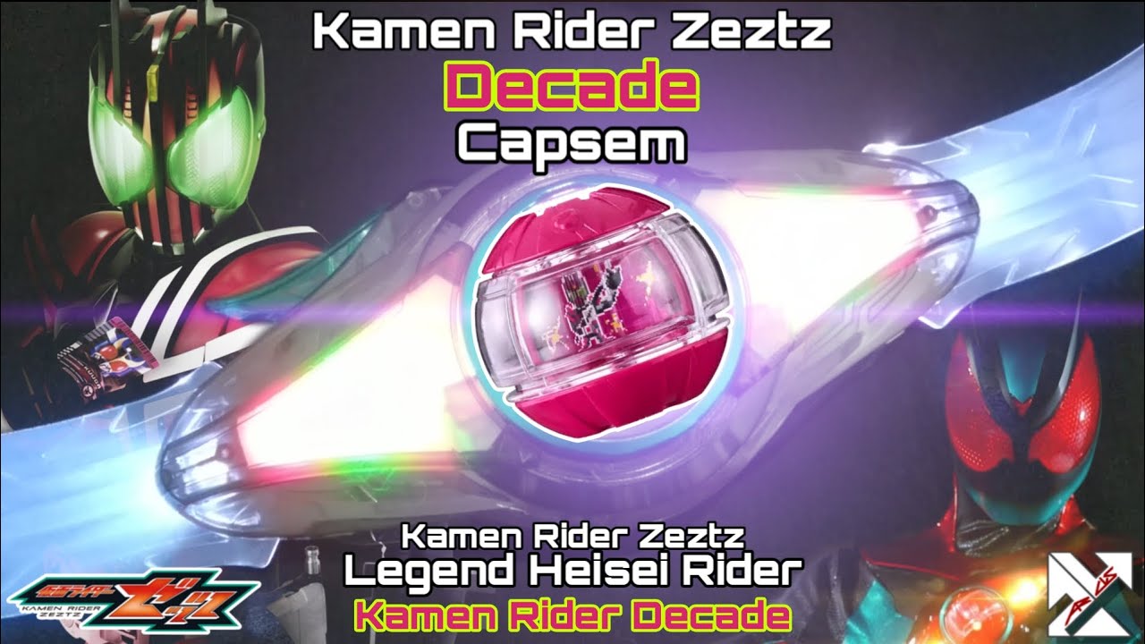 ZEZTZ | DECADE CAPSEM LEGEND HEISEI RIDER (HENSHIN SOUND) - KAMEN