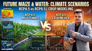 Future Maize Production & Water Requirements Under RCP4.5 & RCP8.5 | Climate Change & Crop Modeling