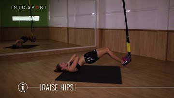 Hamstring Bridge Dynamic - Suspended Bodyweight Training