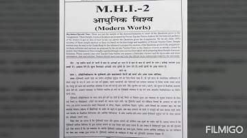 Assignment solved history MHI02 (session-2019-2020) July-March IGNOU
