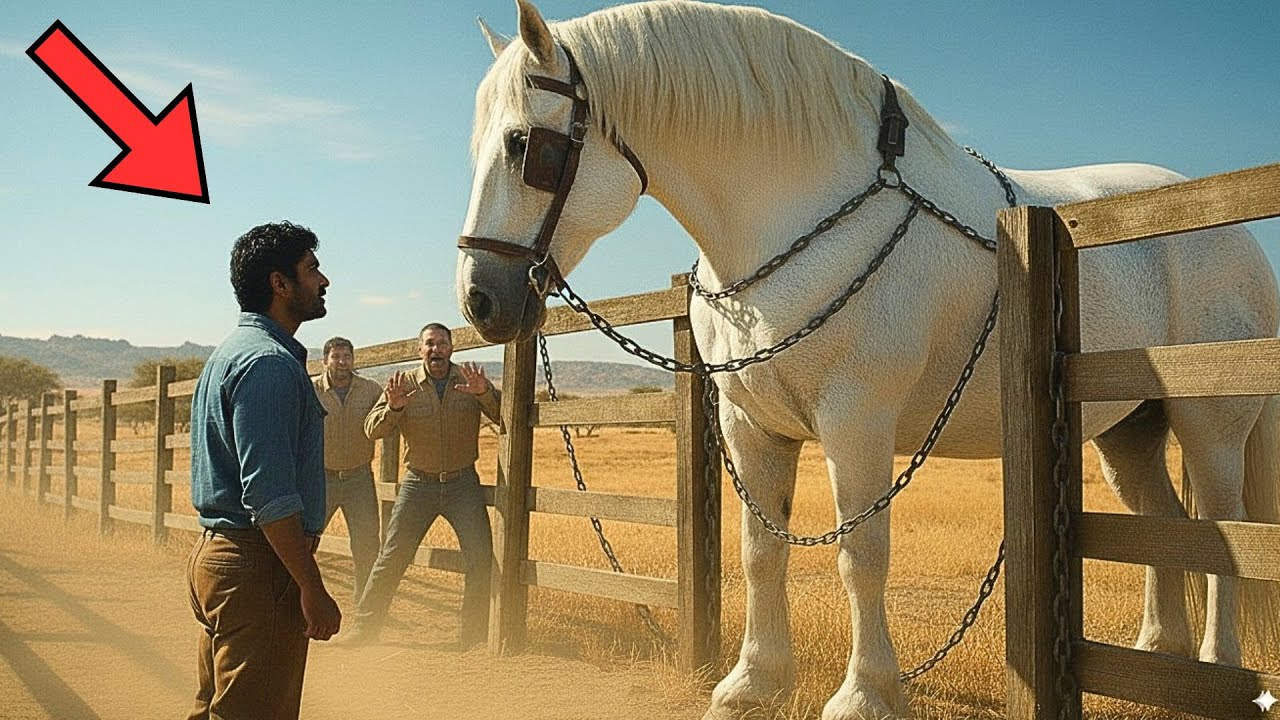 Everyone Refused The Giant and Wild Horse — Until A Struggling Veteran Named It