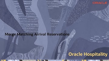 Hospitality Documentation–OPERA Cloud: Merge Reservations