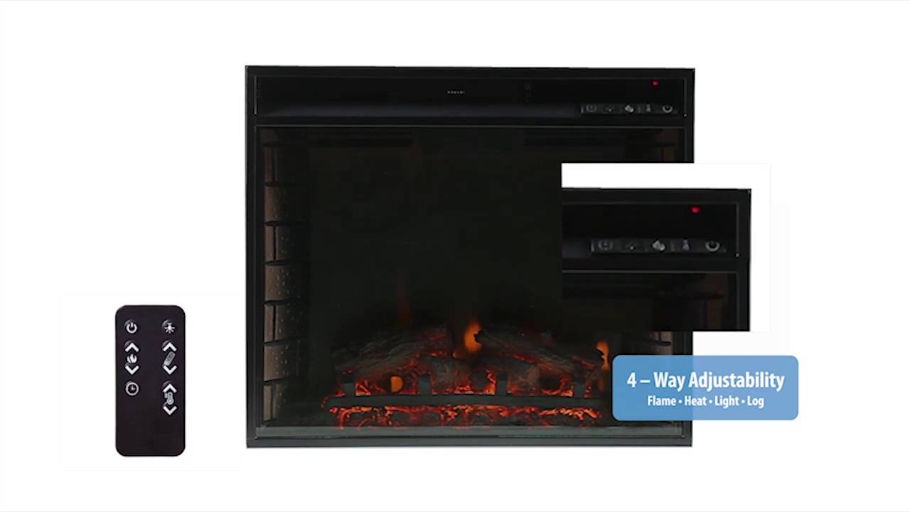 FE9282 Elkmont Electric Fireplace Salem Antique Oak YouTube
