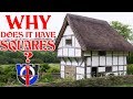 Why are medieval buildings made of squares and rectangles?