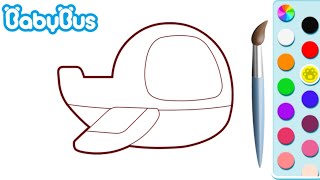 BABYBUS LATEST EPISODE 2023┃COLORING MIUMIU, MIMI, KIKI, TIMI AIRCRAFT