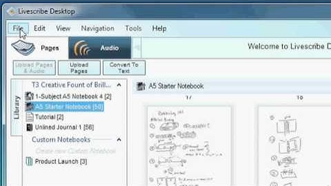 LiveScribe Save and Search