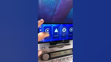Sleek Touch Screen Car Multimedia Player with Wireless & Android Auto #driving