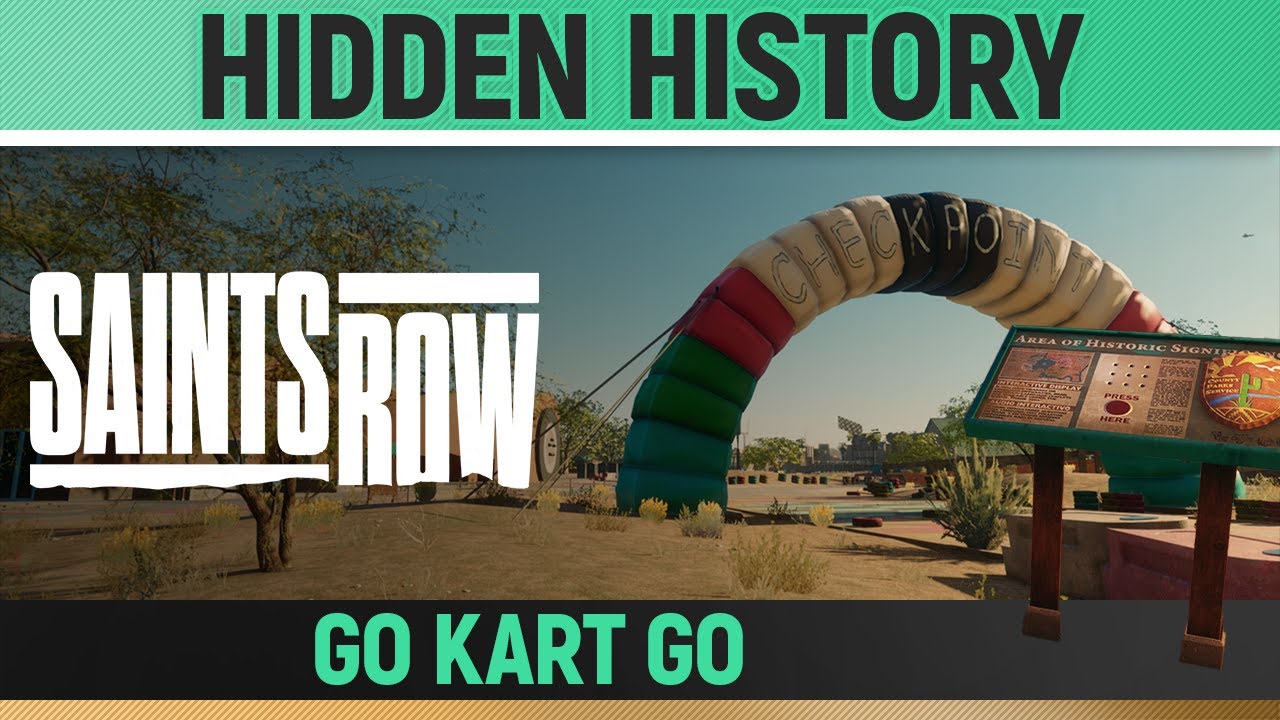 Saints Row - Hidden History - Go Kart Go 🏆 All 5 Points Guide - YouTube