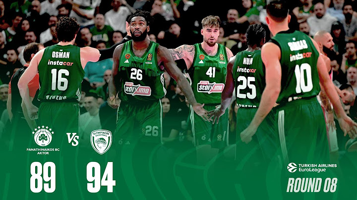 Παναθηναϊκός AKTOR - Ολυμπιακός 89-94 | Highlights | Euroleague | 8η Αγωνιστική (08/11/2024)