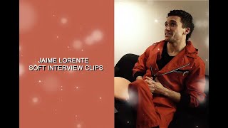 JAIME LORENTE CUTE INTERVIEW SCENES