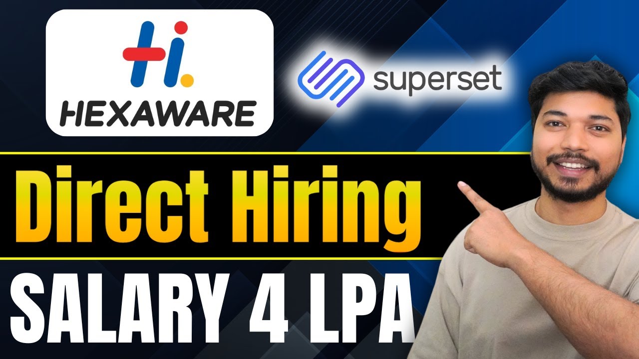 🚨 FINALLY MASS HIRING! Hexaware Off Campus Drive 2025 | Superset Hiring ...