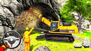 Railroad Tunnel Construction Sim: Train Games - Android Gameplay screenshot 2