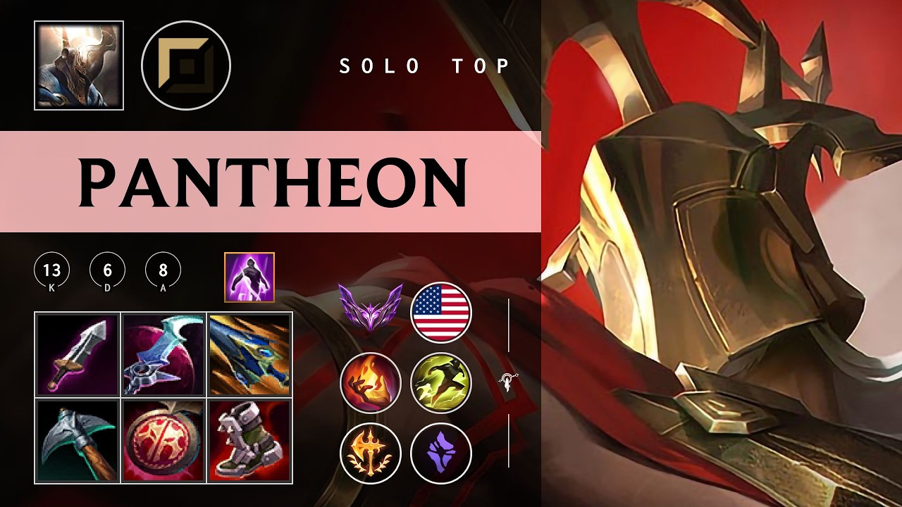 Pantheon Top vs Singed - NA Master Patch 26.03