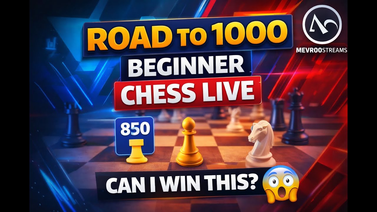 ♟️ Road to 1000 Rating | Silent Chess Stream - YouTube