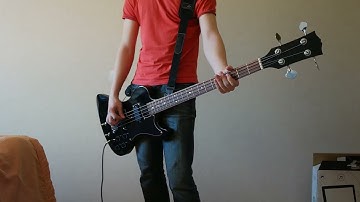 Nirvana - Rape me bass cover with Gibson RD Bass Artist handmade