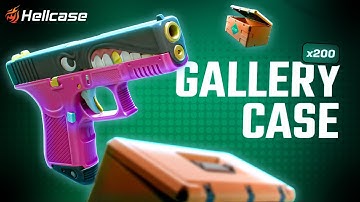I Opened 200x Gallery Cases on Hellcase!