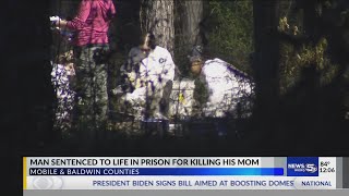 Man sentenced to life for mother’s murder in 2017