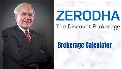 Zerodha Brokerage calculator in Malayalam
