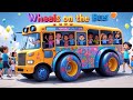 Wheels on the Bus | 3D Cartoon | Kids Dance & Sing Along Song | Nursery Rhyme