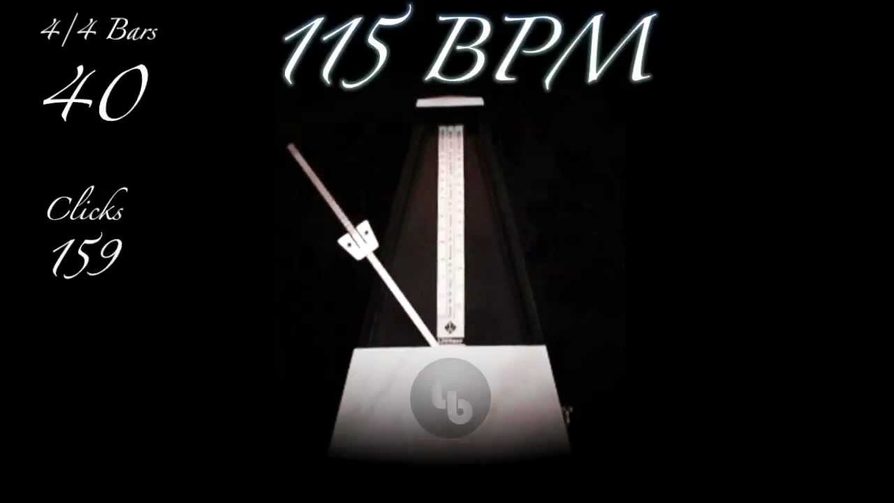 ▷ 110 BPM Metronome - YouTube