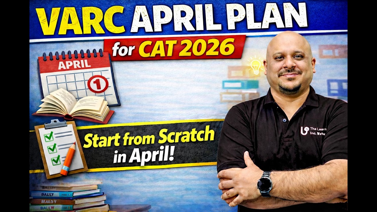 VARC April Plan for CAT 2026 | Start from scratch in April | Daily ...