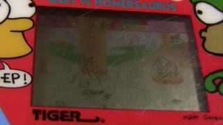 The Simpsons Bart Vs Homersaurus Handheld By Tiger Electronics