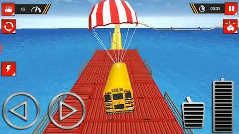 Impossible Bus Stunt Driving । Red Color Bus । Android Gameplay । Bus Games । Best Android Games ।