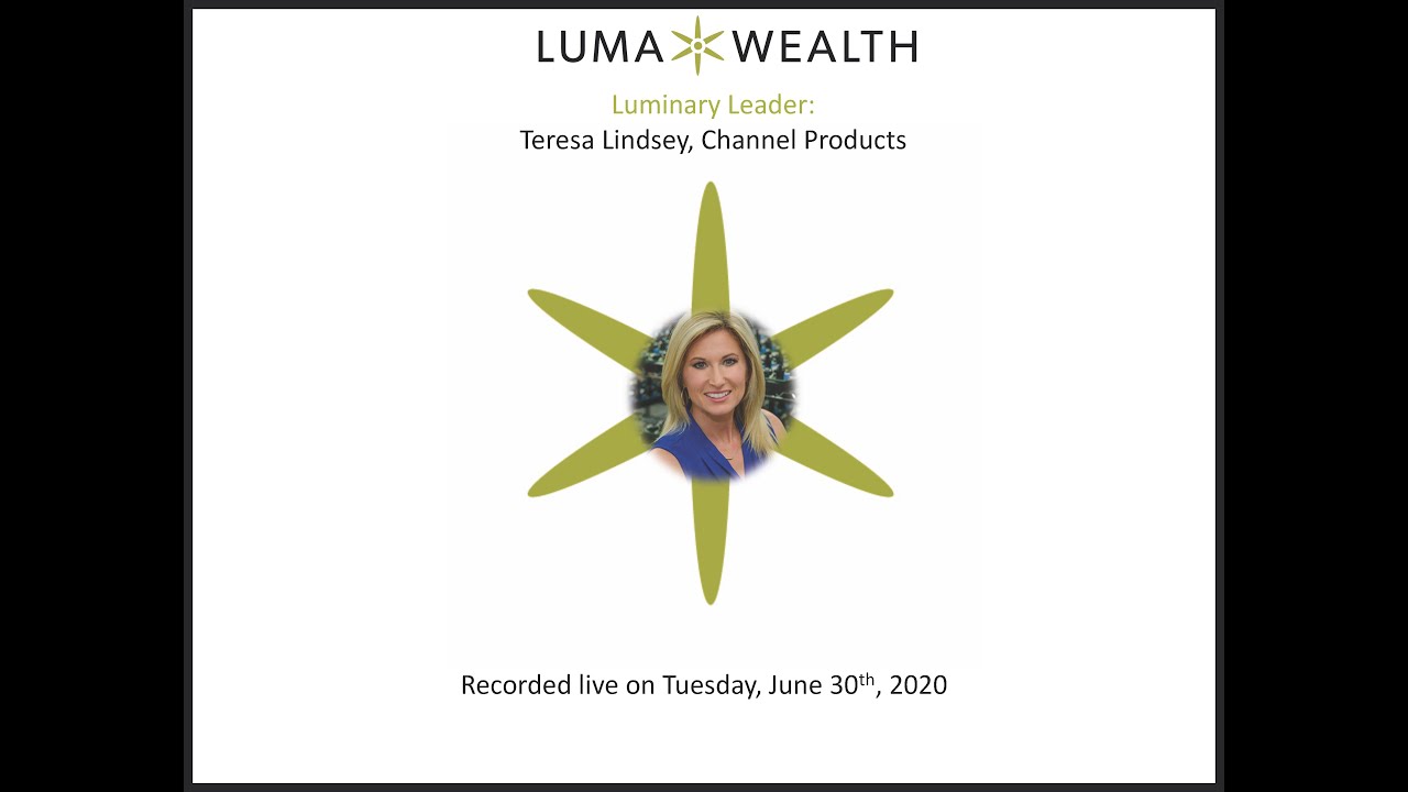 Luminary Leader Teresa Lindsey Channel Products Youtube