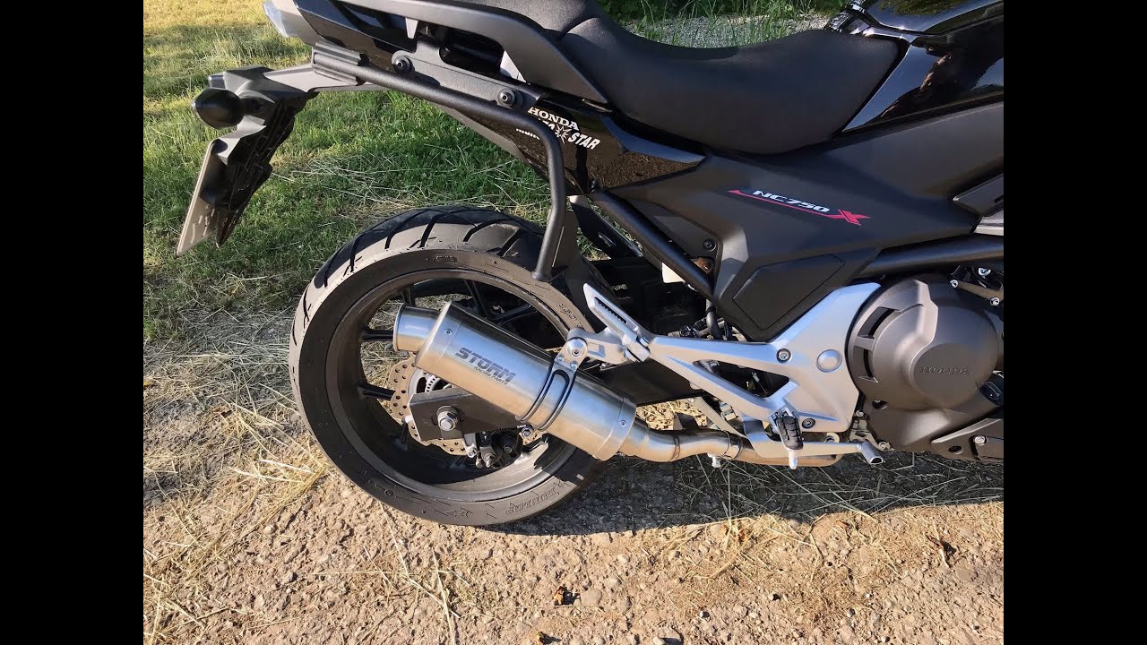 Honda NC750x DCT with Storm GP / Mivv GP Exhaust YouTube