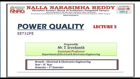 POWER QUALITY PROBLEMS - CLASSIFICATION