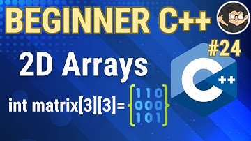 Multidimensional Arrays in C++ (2D arrays)