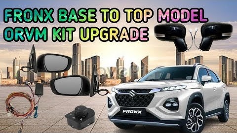 FRONX SIDE MIRROR AUTO FOLD! MIRROR FOLDING KIT IN FRONX 2025! HOW TO INSTALL SIZE MIRROR IN FRONX