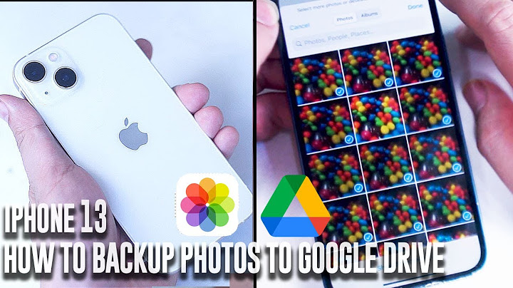 How do i transfer photos from iphone to google drive