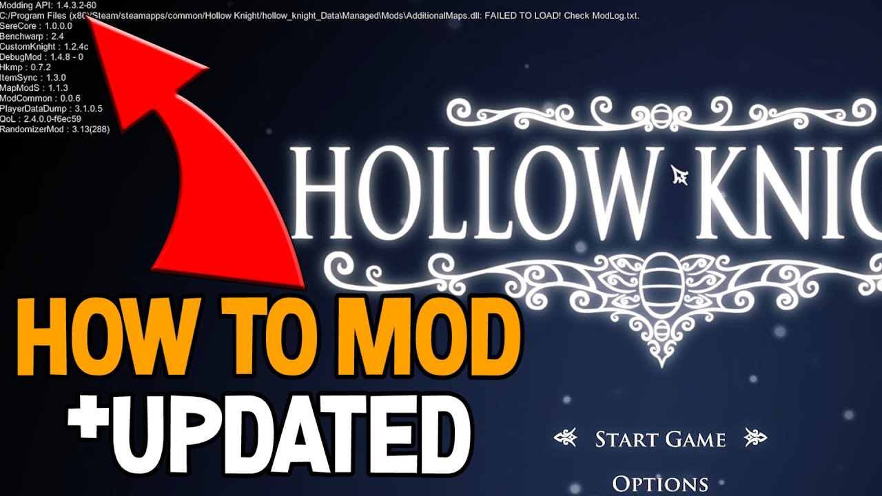 How To Use Hollow Knight Mod Installer 2 (Need Latest Version FIX) - YouTube