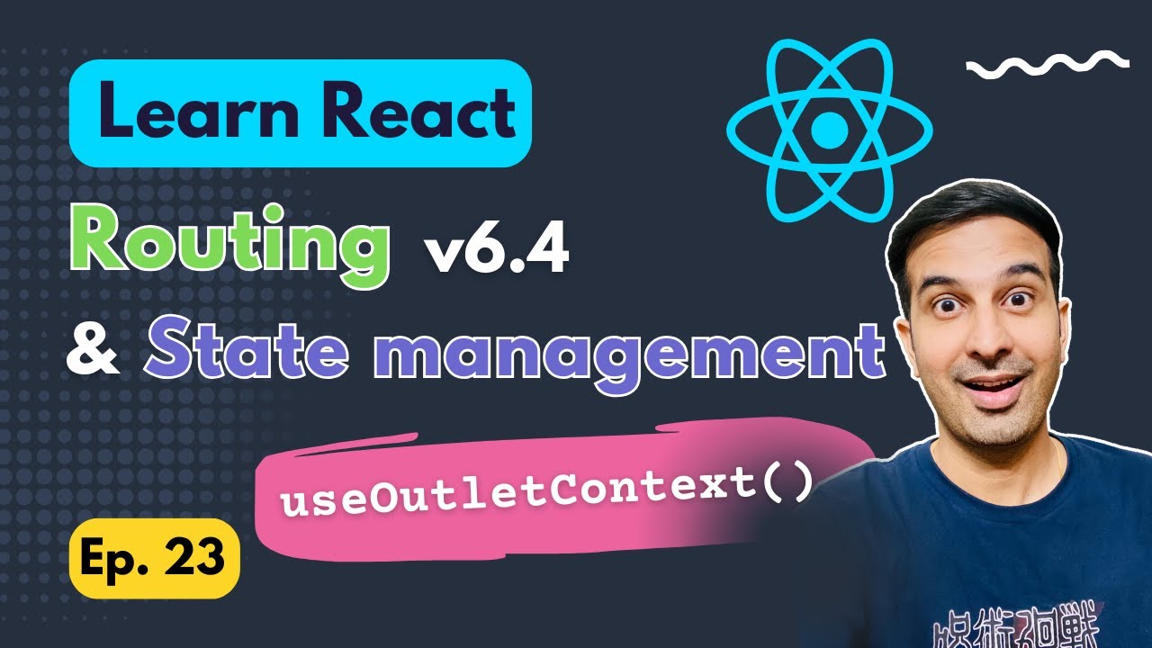 React Routing and Context (useContextOutlet) - Best Way🔥 - YouTube