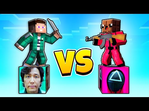 КАЛЬМАРНАЯ БИТВА: ИГРОК ЛАКИ БЛОК vs НАБЛЮДАТЕЛЬ ЛАКИБЛОК В МАЙНКРАФТ !