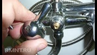 Ремонт смесителя.  Переключатель на душ. /  Repair of the mixer  The switch on the shower.