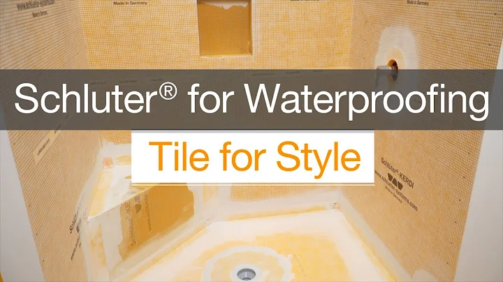 Schluter for Waterproofing, Tile for Style!