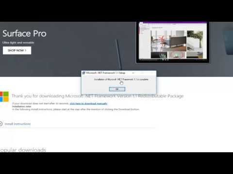 How To Download and Install NET Framework 1.1 on Windows 10/8/7