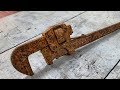 Restoration Old Rusty Pipe Wrenches | Restore 14-inch Plumbing Wrench Hand Tools