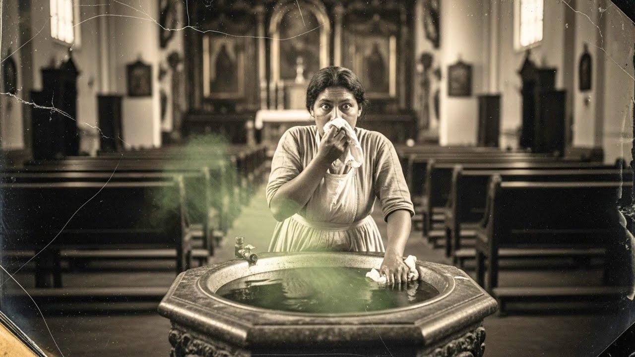 (1938, Zacatecas) Doña Ana— Limpiaba las pilas bautismales... y el agua siempre olía a carne podrida