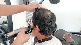 The Easiest Haircut Tutorial for Beginners || Thin, Neat Shaving Techniques Using Course Methods