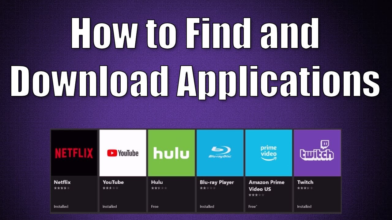 How Download Apps on Xbox One - YouTube