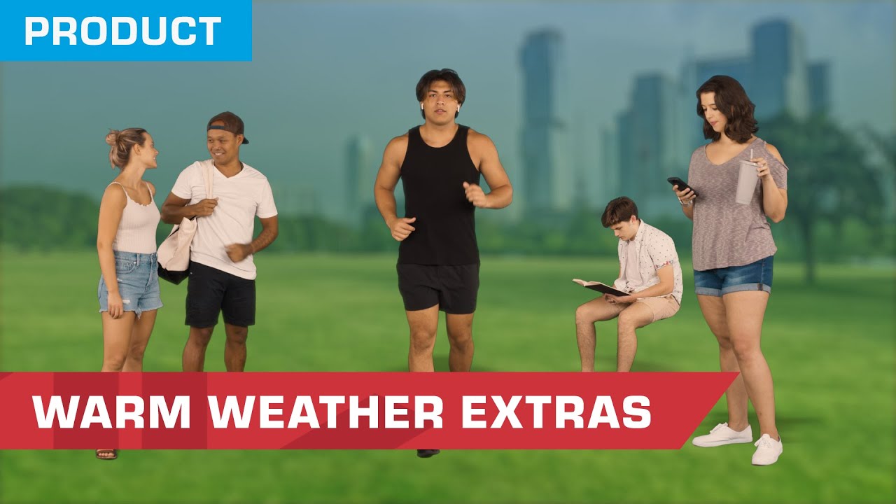 Warm Weather Background Extras Stock Footage Now Available | ActionVFX