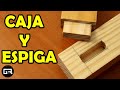 ENSAMBLE DE CAJA Y ESPIGA CON FRESADORA. Fácil | Assemble mortise and tenon with a router. Easy
