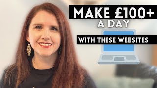 3 UNUSUAL WEBSITES to EARN £100+ a day PASSIVE INCOME from home - (Perfect for Beginners)