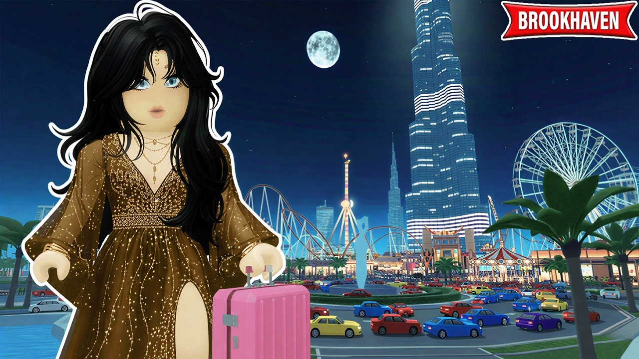 JE VOYAGE À DUBAI SUR BROOKHAVEN ROBLOX !