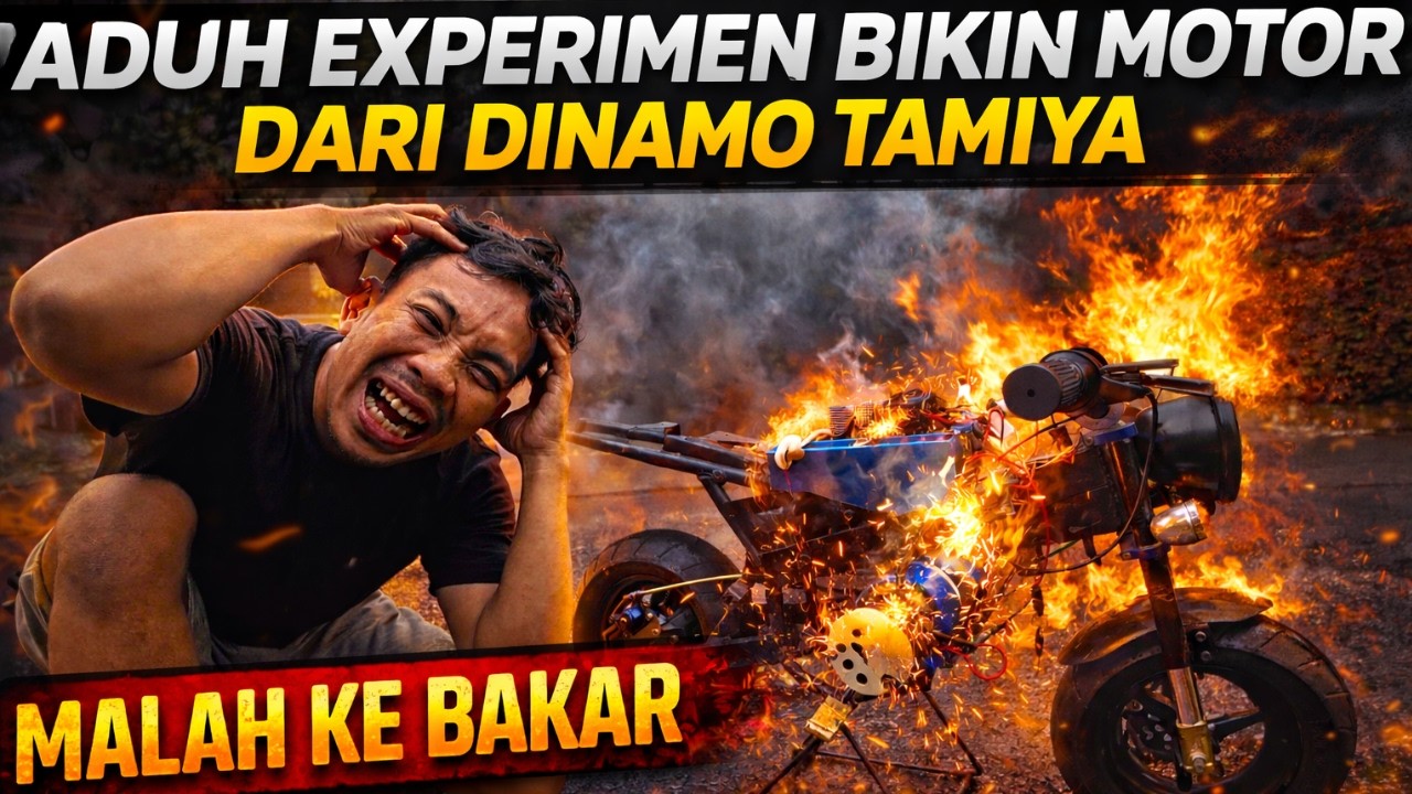 Motor mini swap engine pake Dinamo Tamiya… Endingnya Bikin Panik!