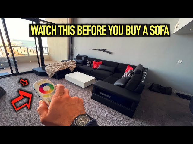 TRACKSLAYERS HQ NEW $5,000 SUPER SOFA SECTIONAL class=